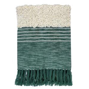 Malagoon Plaids, deken  Tribal green throw