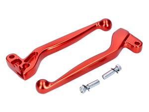 101 Octane Kupplungs- en Remhevel ALU geanodiseerd orange voor Simson S50, S51, S53, S70, S83, SR50, SR80