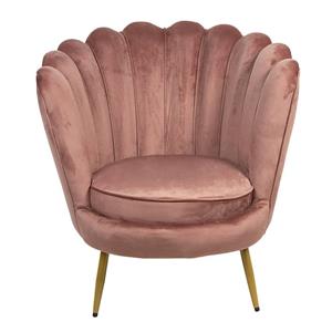 Clayre & Eef | Eetkamerstoel Garvin velvet