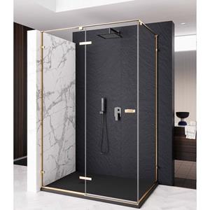 Lacus Zijwand  S. Pietro 90x200 cm Aluminium Profiel Goud 