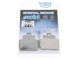 Polini Remblokken  organisch voor Piaggio Beverly 400, X-Evo, MP3, X8, X9
