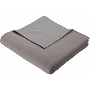 BIEDERLACK Deken Wohndecke Cotton Home in uni design, knuffeldeken