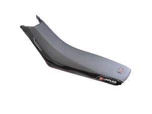 Doppler Buddybezug  zwart / rood voor Derbi Senda 2010-, Gilera RCR, SMT 2011