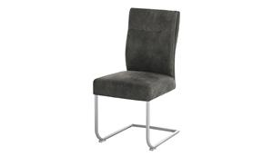 Komfort-Schwingstuhl ¦ grau ¦ Maße (cm): B: 47 H: 97 T: 63  - Möbel Kraft