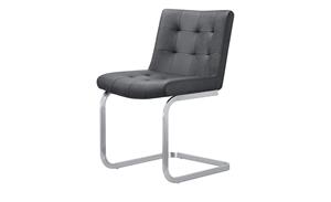 Schwingstuhl ¦ schwarz ¦ Maße (cm): B: 50 H: 83 T: 59  - Möbel Kraft