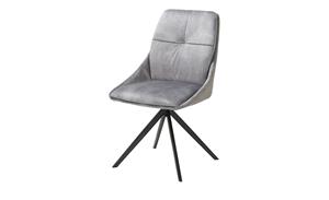 Primo Polsterstuhl drehbar  Gismo ¦ grau ¦ Maße (cm): B: 52,5 H: 88 T: 61  - Möbel Kraft
