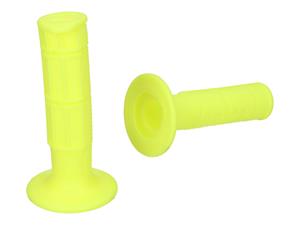 Domino Handvaten set  1150 Off-Road Halbwaffel neongelb