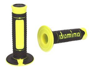 Domino Handvaten set  A260 Off-Road zwart / neongelb