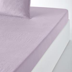 LA REDOUTE INTERIEURS Hoeslaken in gewassen linnen, dikke matras, Linot
