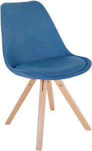CLP Stuhl Sofia Stoff Square Blau