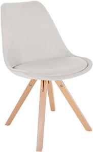 CLP Stuhl Sofia Stoff Square Creme