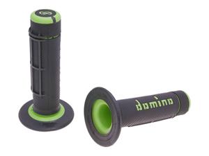 Domino Handvaten set  A020 Off-Road Halbwaffel zwart / Groen