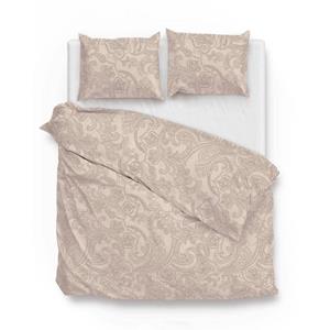 Zo! Home Dekbedovertrek Katoen Paisley Di Lino Linnen Look andy Beige 200x200/220cm