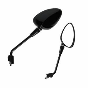 Spiegelset lang Vespa Sprint glans zwart DMP