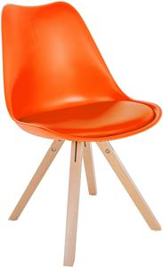 CLP Stuhl Sofia Kunststoff Square Orange