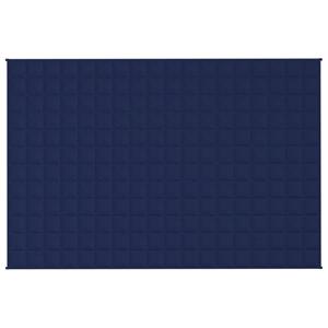 VIDAXL Bettüberwurf »Gewichtsdecke Blau 120x180 cm 9 kg Stoff«, 