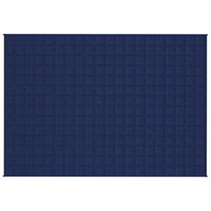 VIDAXL Bettüberwurf »Gewichtsdecke Blau 135x200 cm 10 kg Stoff«, 