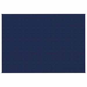 VIDAXL Bettüberwurf »Gewichtsdecke Blau 155x220 cm 7 kg Stoff«, 