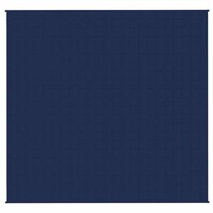 VIDAXL Bettüberwurf »Gewichtsdecke Blau 220x235 cm 11 kg Stoff«, 