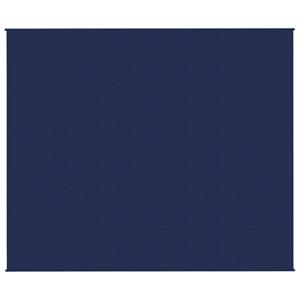 vidaxl Verzwaringsdeken 220x260 cm 11 kg stof blauw