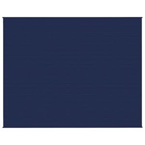 vidaxl Verzwaringsdeken 235x290 cm 15 kg stof blauw