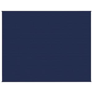 vidaxl Verzwaringsdeken 235x290 cm 15 kg stof blauw