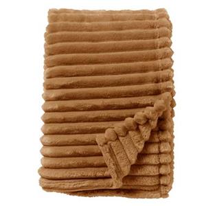 Dutch Decor  RICKY - Plaid 150x200 cm Tobacco Brown - bruin