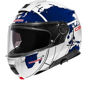 SCHUBERTH C5 Globe, Systeemhelm, Wit Blauw