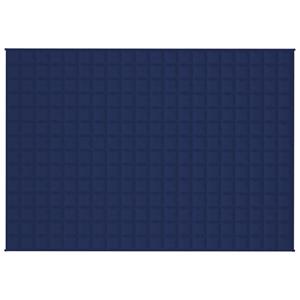 VIDAXL Bettüberwurf »Gewichtsdecke Blau 137x200 cm 10 kg Stoff«, 