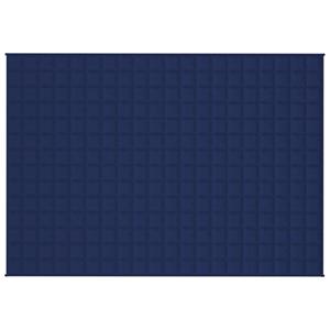 VIDAXL Bettüberwurf »Gewichtsdecke Blau 140x200 cm 10 kg Stoff«, 