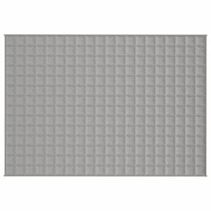 VIDAXL Bettüberwurf »Gewichtsdecke Grau 137x200 cm 10 kg Stoff«, 