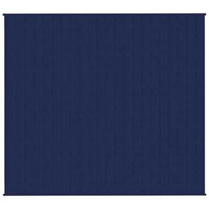 vidaxl Verzwaringsdeken 200x230 cm 9 kg stof blauw