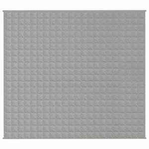 VIDAXL Bettüberwurf »Gewichtsdecke Grau 200x220 cm 13 kg Stoff«, 