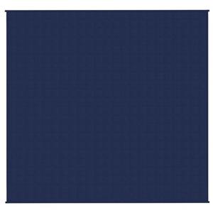 VIDAXL Bettüberwurf »Gewichtsdecke Blau 220x230 cm 11 kg Stoff«, 