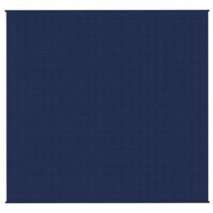 VIDAXL Bettüberwurf »Gewichtsdecke Blau 220x240 cm 11 kg Stoff«, 