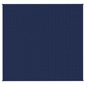 VIDAXL Bettüberwurf »Gewichtsdecke Blau 220x240 cm 15 kg Stoff«, 