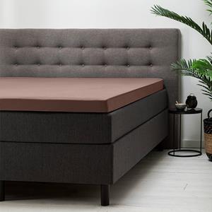 Fresh & Co Comfort Topper Hoeslaken Jersey - Terra - Maat 80/90 x 200 cm 80/90 x 200/210/220 cm