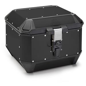 GIVI ALA44 Trekker Alaska topkoffer, Topkoffers en zijkoffers voor de moto, Zwart Aluminium