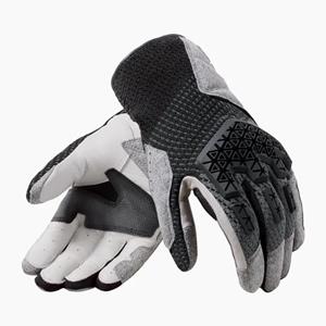 REV'IT! Offtrack 2 gloves, Motorhandschoenen zomer, Zwart Zilver