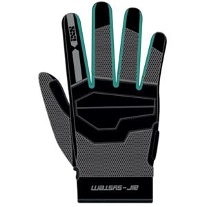IXS Evo-Air Lady, Motorhandschoenen zomer, Zwart Turquoise