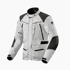 REV'IT! Voltiac 3 H2O Textiljacke silber/schwarz L Herren