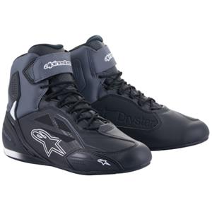 Faster-3 Drystar, Motorschoenen, Zwart-Donker Grijs