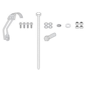 GIVI Bevestigingskit voor RM01 of RM02 spatbord, Kettingbeschermer / motorfiets, RM5137KIT