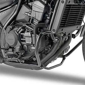 GIVI Valbeugel, Valbeugels voor de moto, TN1194 Zwart gepoedercoat staal onderzijde
