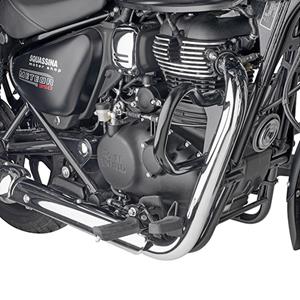 GIVI Valbeugel, Valbeugels voor de moto, TN9053 Zwart gepoedercoat staal onderzijde