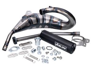 Yasuni Uitlaat  Cross HM MAX zwart voor Aprilia RX, SX, Derbi R, SM, Gilera RCR, SMT