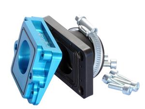 Polini Spruitstuk  30/35mm met Spacer voor Piaggio 50 2T met 24-30mm PWK, PHBH, VHST Carburateur