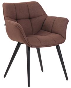 CLP Esszimmerstuhl Roseville Stoff Braun