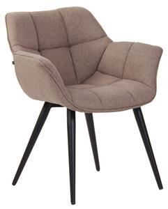 CLP Esszimmerstuhl Roseville Stoff Taupe
