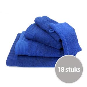 The One Towelling Deluxe pakket badtextiel 550 gram Donker blauw - 18 stuks